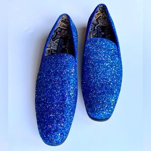 After Midnight Blue Glitter shoes Men’s 13